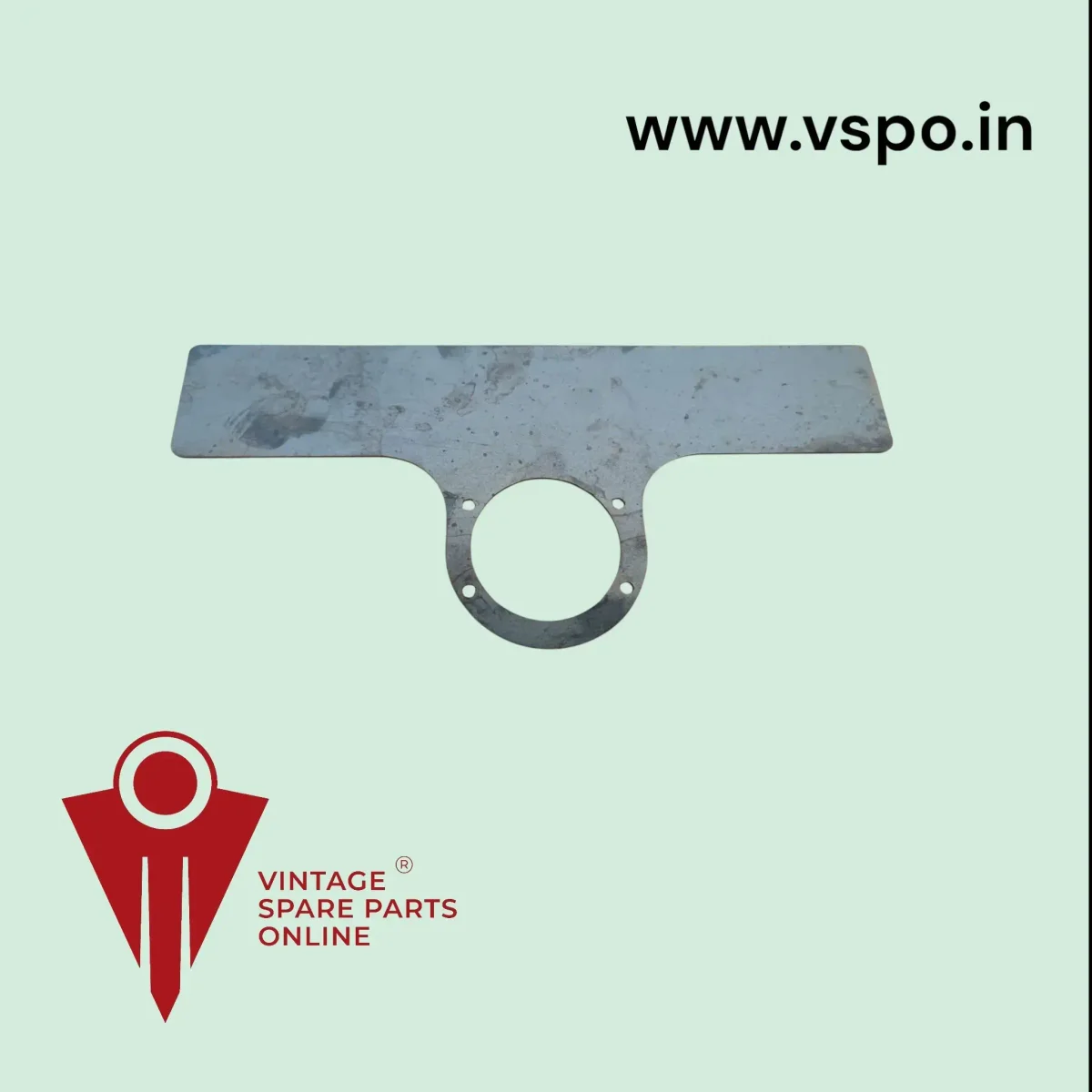 Horn cast fitting squre number plate for chetak, priya, cub, super, vespa