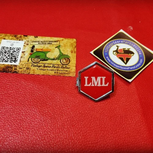 HORN CAST RED LML LOGO FOR LML SCOOTER