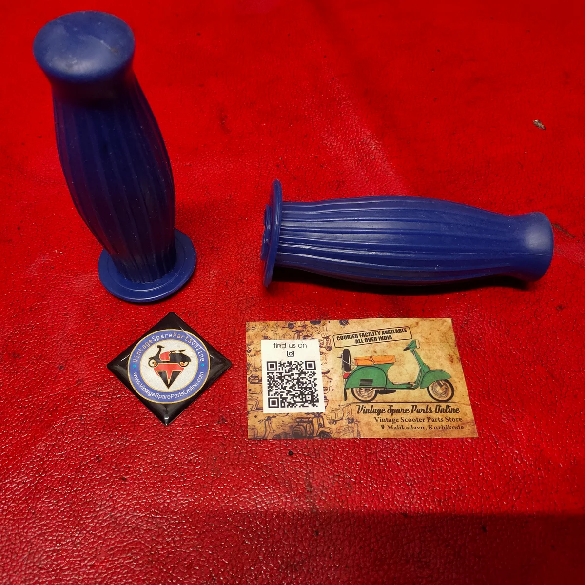 IMPORTED THAILAND BLACK BALLOON GRIP FOR VESPA 150 2