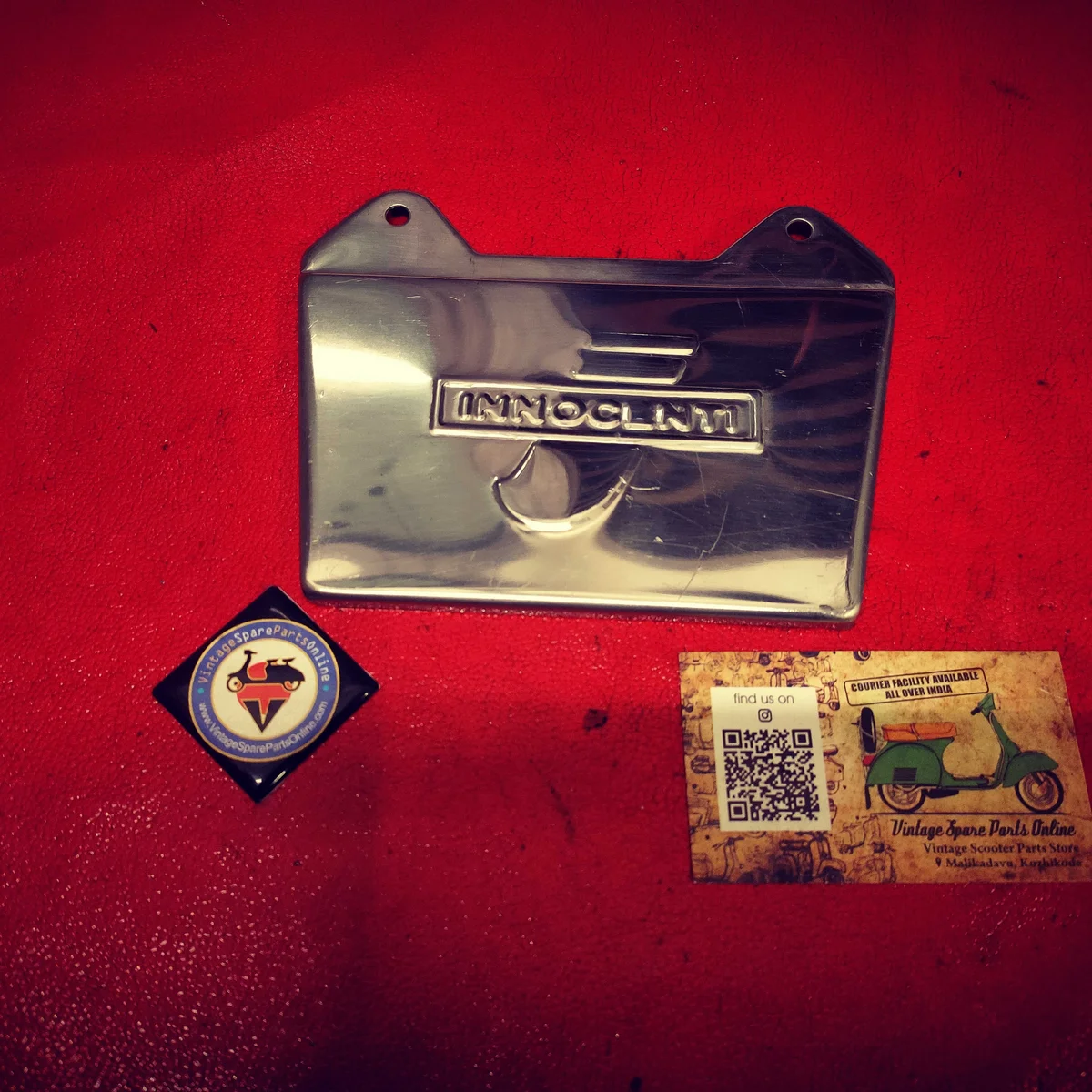 INNOCENTI PUNCHED STEEL MUDFLAP FOR GP AND VIJAI SUPER