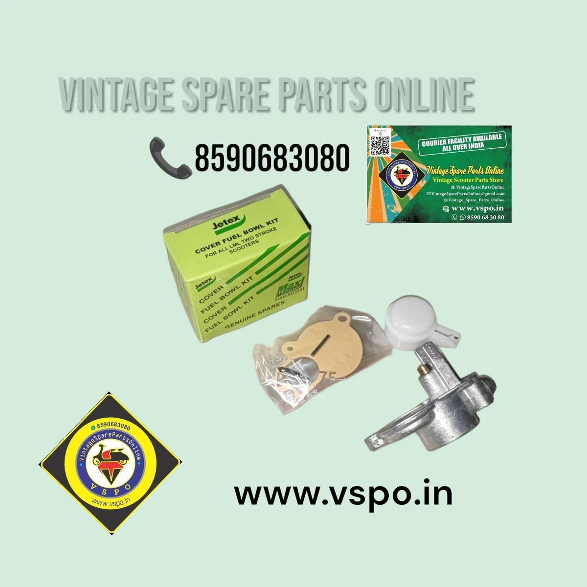 JETEX BRAND FLOAT CHAMBER KIT FOR LML VESPA