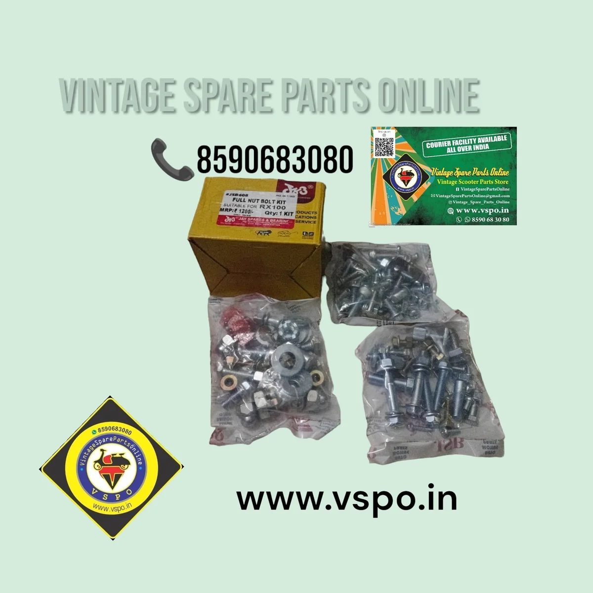 JSB BRAND NUT BOLT KIT FOR YAMAHA RX100
