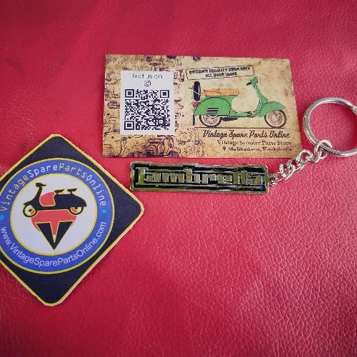 LAMBRETTA GP BRASS KEYCHAIN