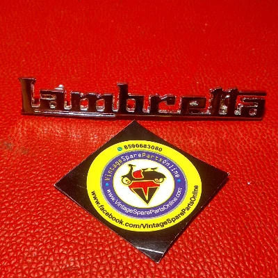 LAMBRETTA METAL LOGO FOR GRAND PRIX