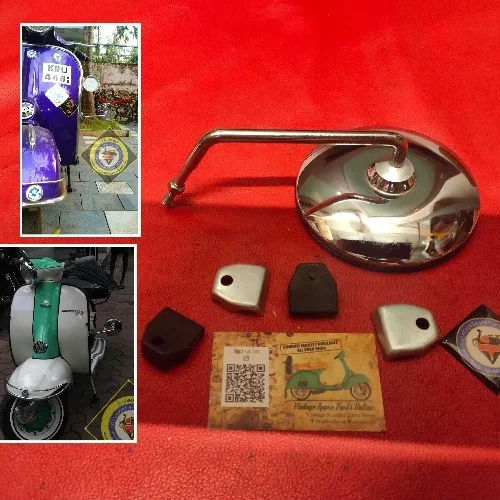 LEG SHIELD MIRROR FOR LAMBRETTA