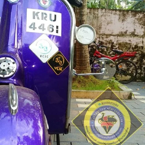 LEG SHIELD MIRROR FOR LAMBRETTA 2