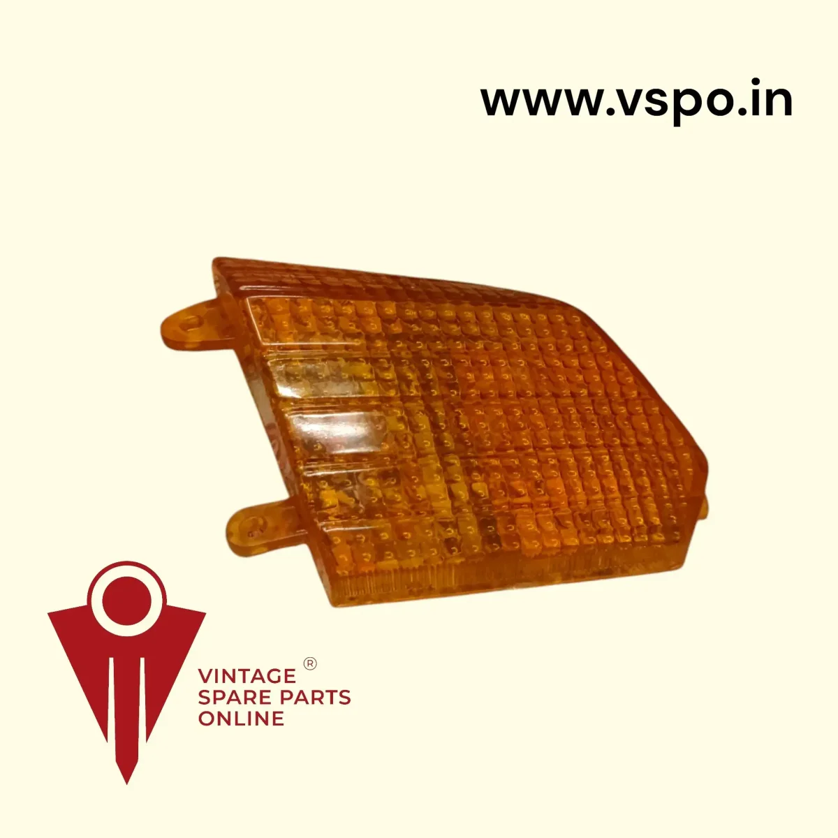 Light orange Front right side indicator glass for kinetic honda