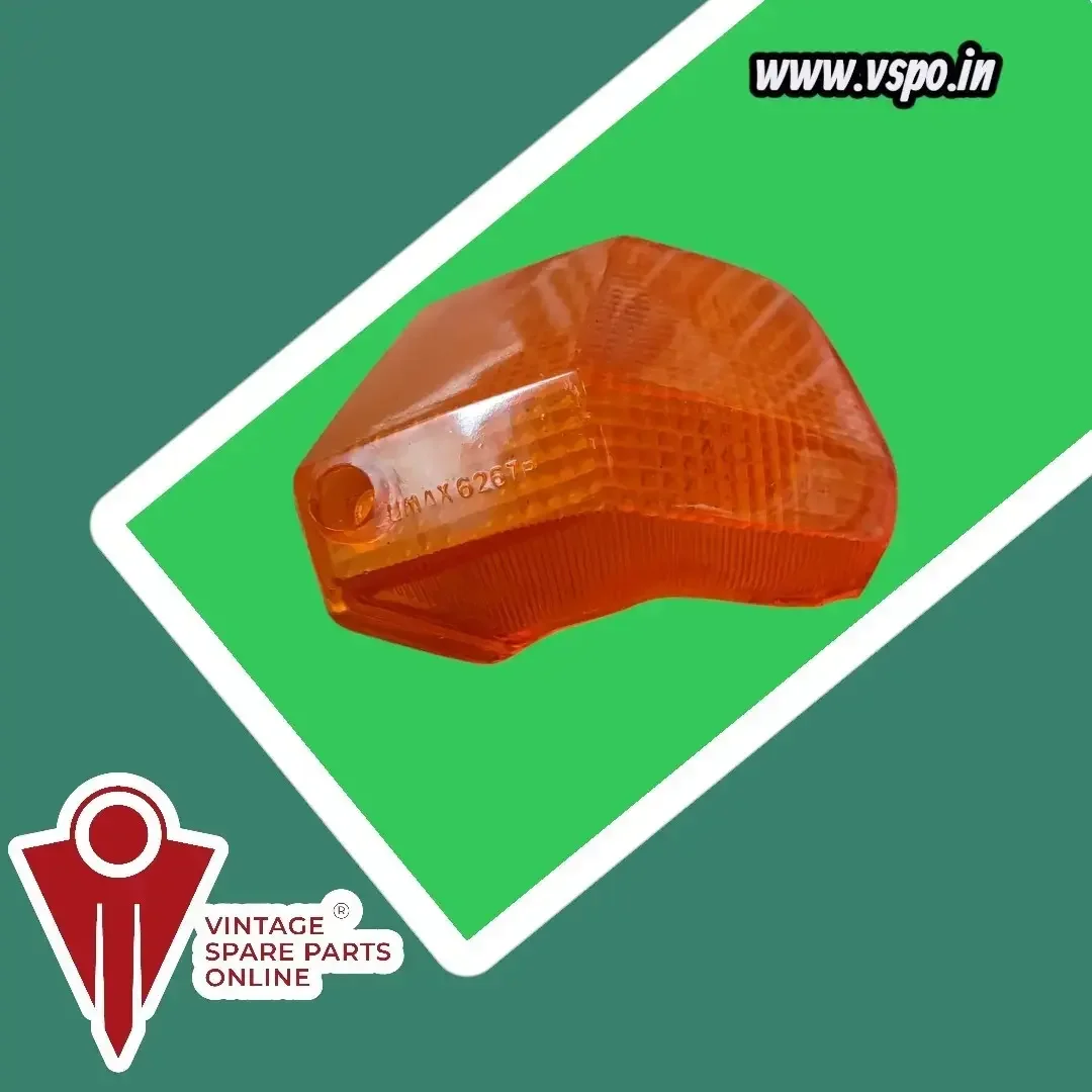 Light Orange rear right side indicator glass for Kinetic Honda