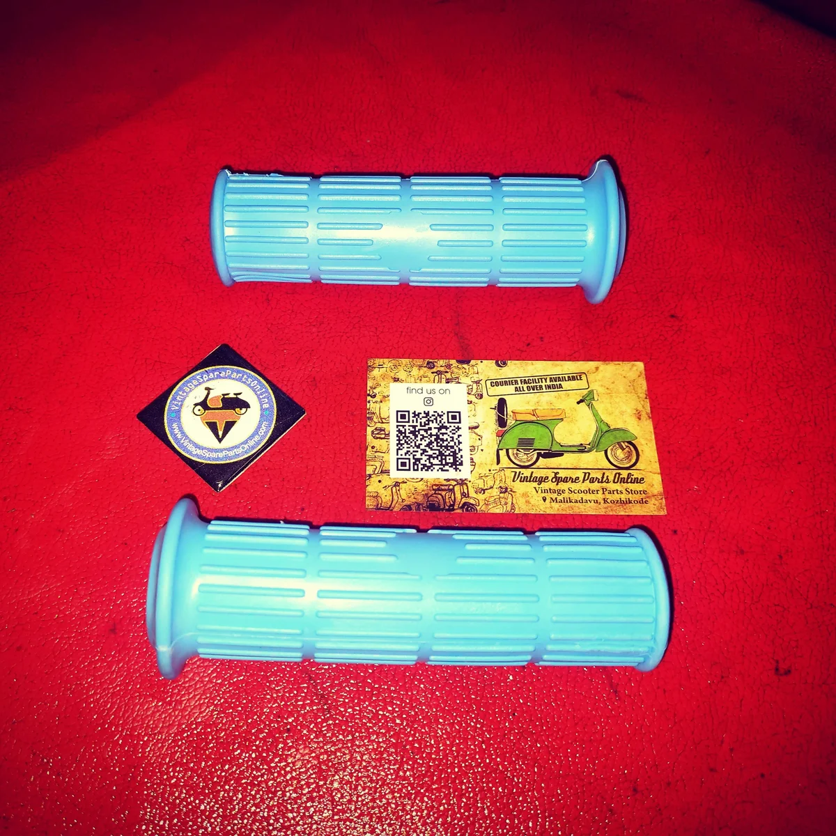 LINE DESIGN BLUE COLOUR GRIP FOR SCOOTERS