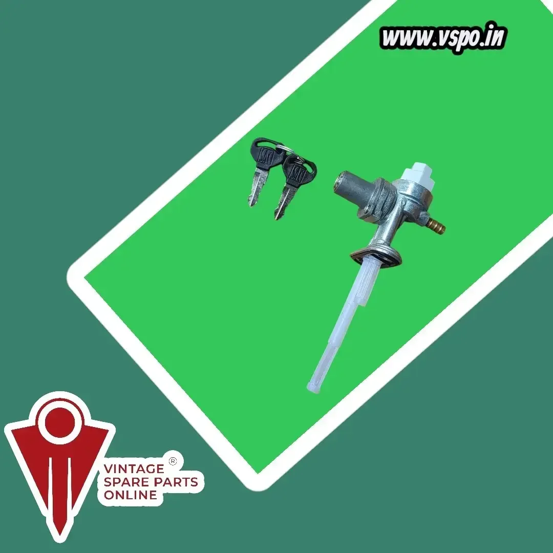 Lock type petrol tap with key for Kawasaki Kb 100