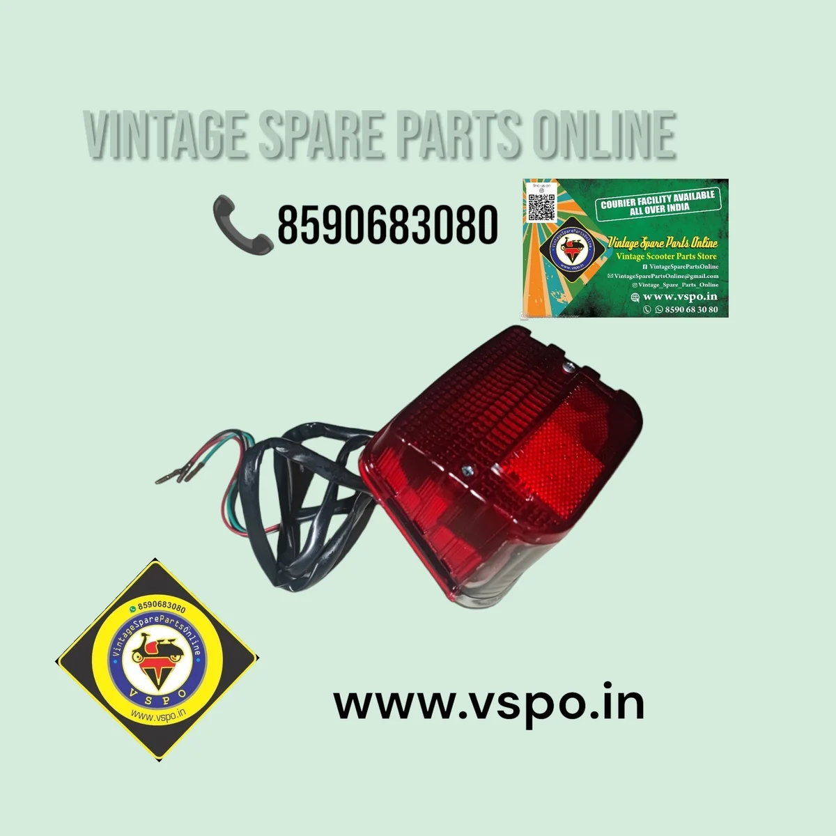 LUMAX BRAND TAIL LAMP ASSY FOR CD100, SPLENDOR