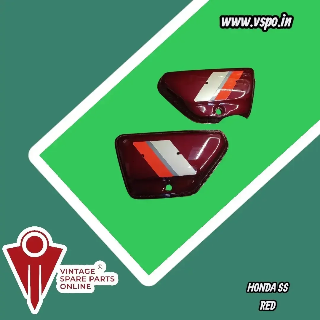 Maroon petrol tank and side panel Set for CD100 SS 3