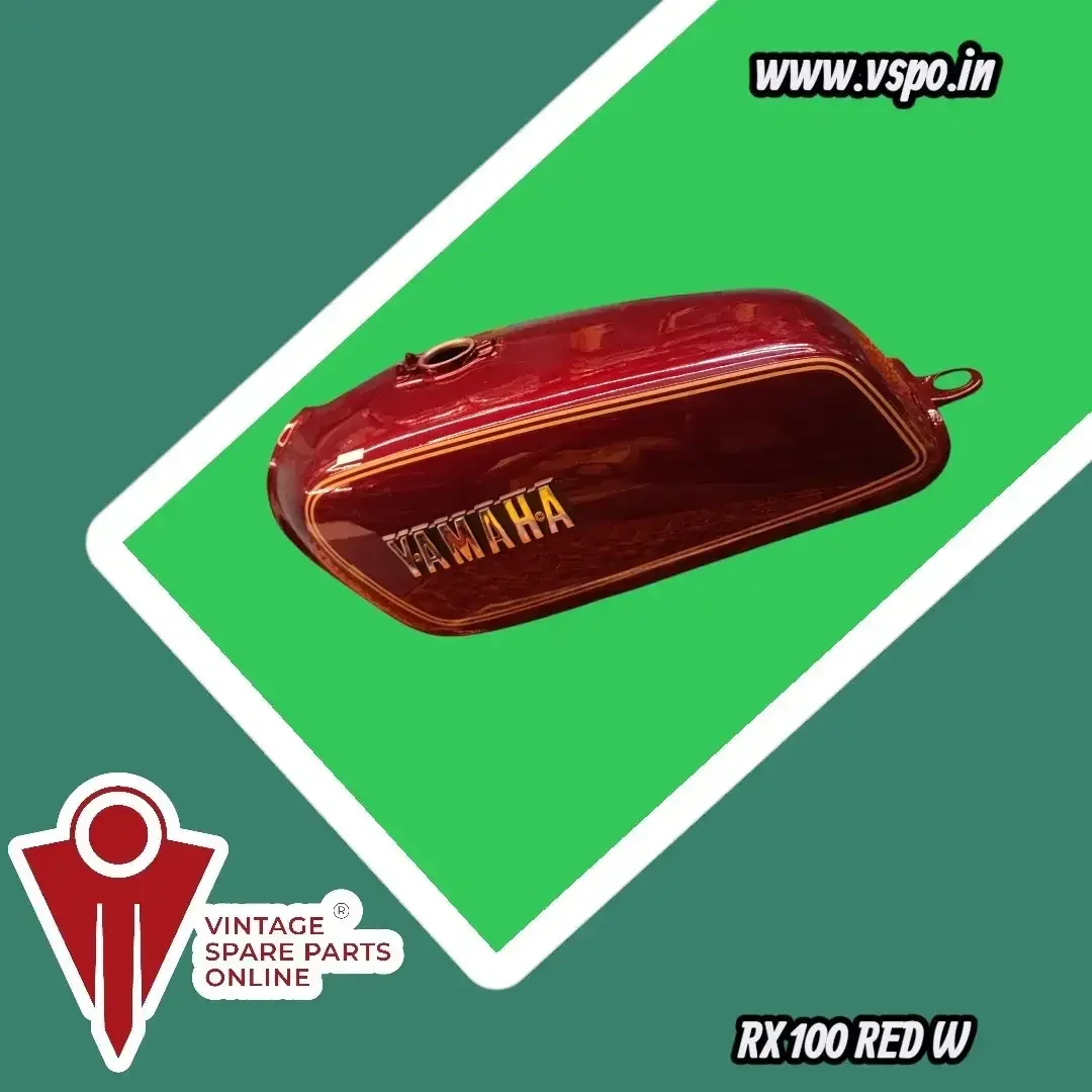 MAROON PETROL TANK SET FOR YAMAHA RX100 2
