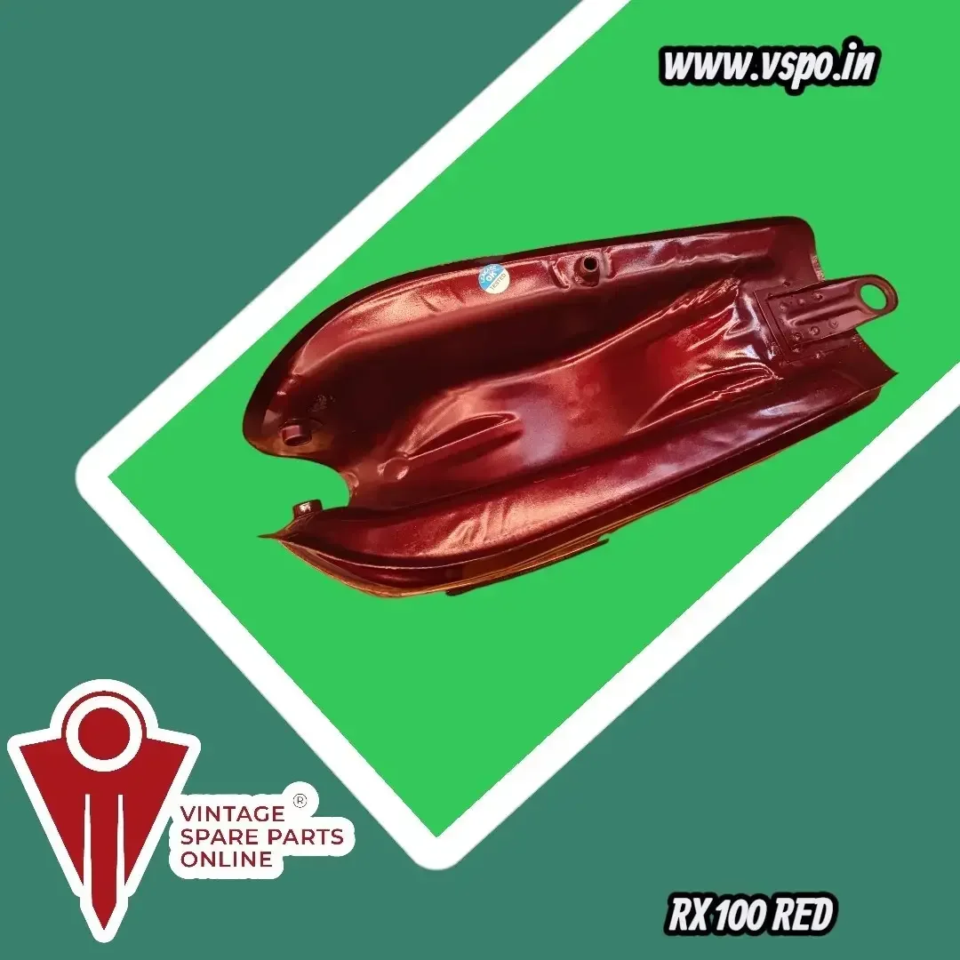 MAROON PETROL TANK SET FOR YAMAHA RX100 3