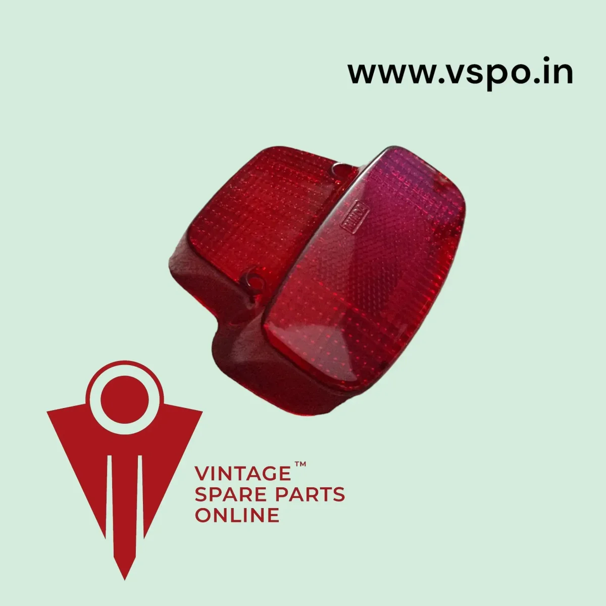 MINDA BRAND BRAKE LIGHT GLASS FOR BAJAJ SUPER