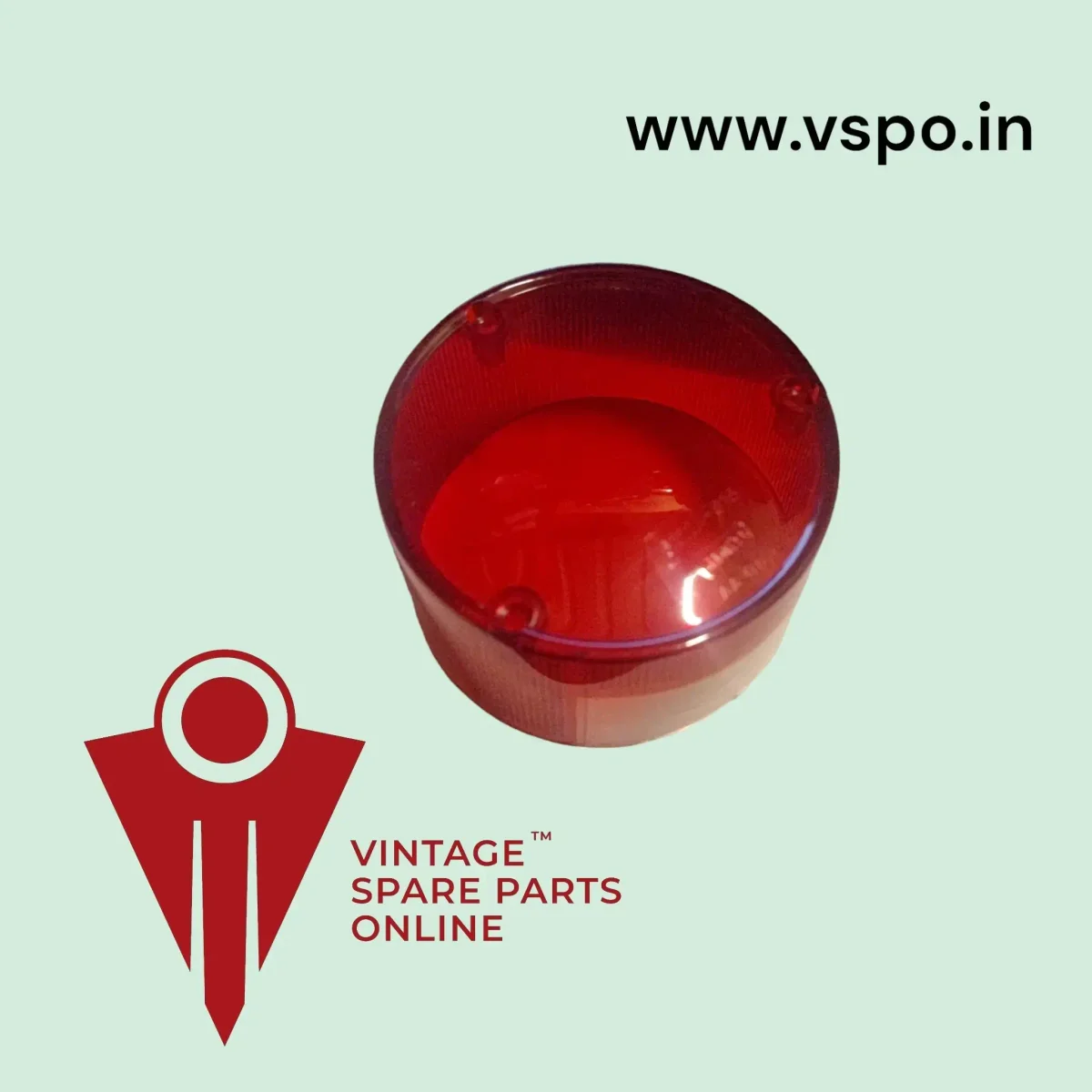 Minda brand BRAKE LIGHT GLASS FOR YAMAHA RD 350, THUNDERBIRD