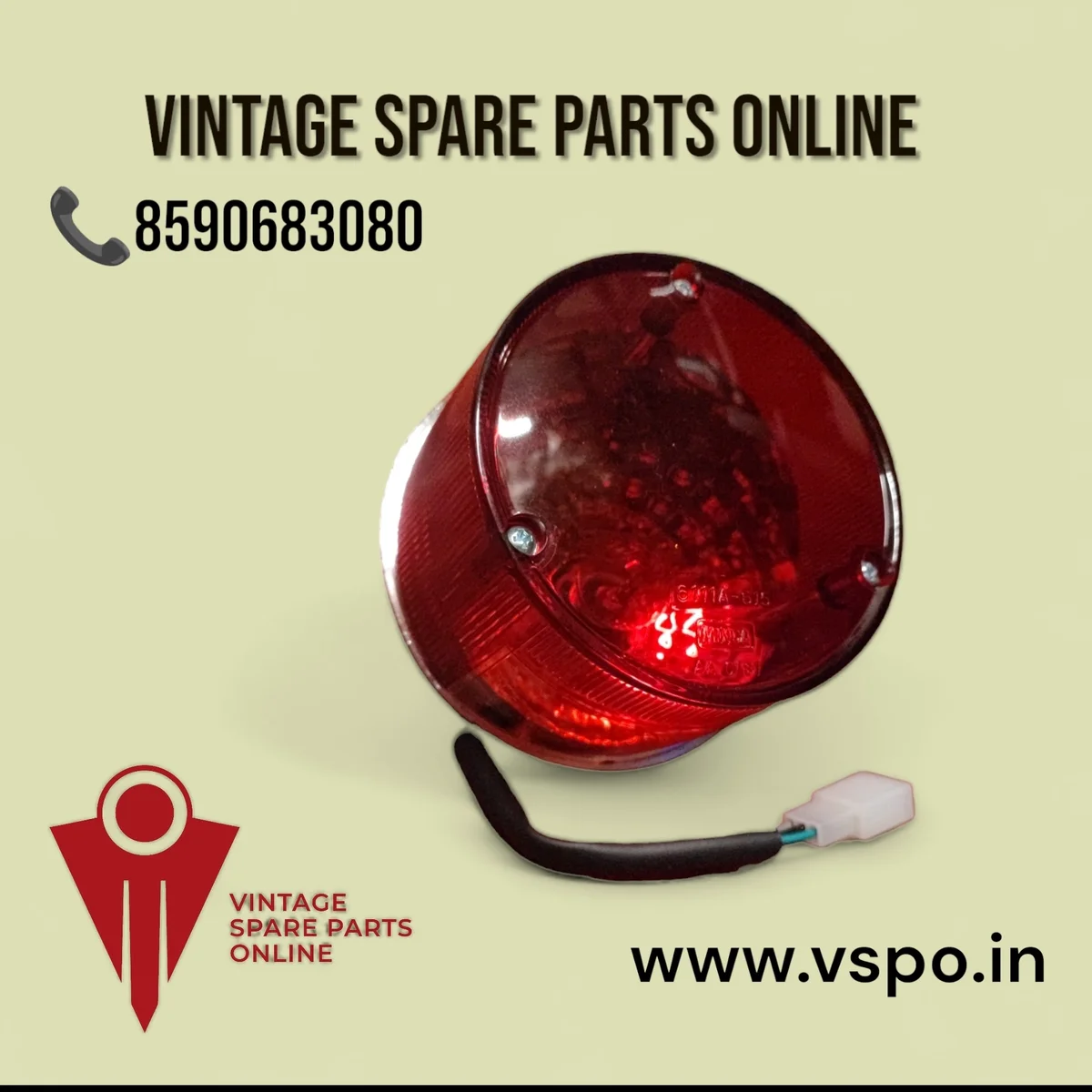 MINDA BRAND BRAKE LIGHT SET FOR YAMAHA RD 350, THUNDERBIRD