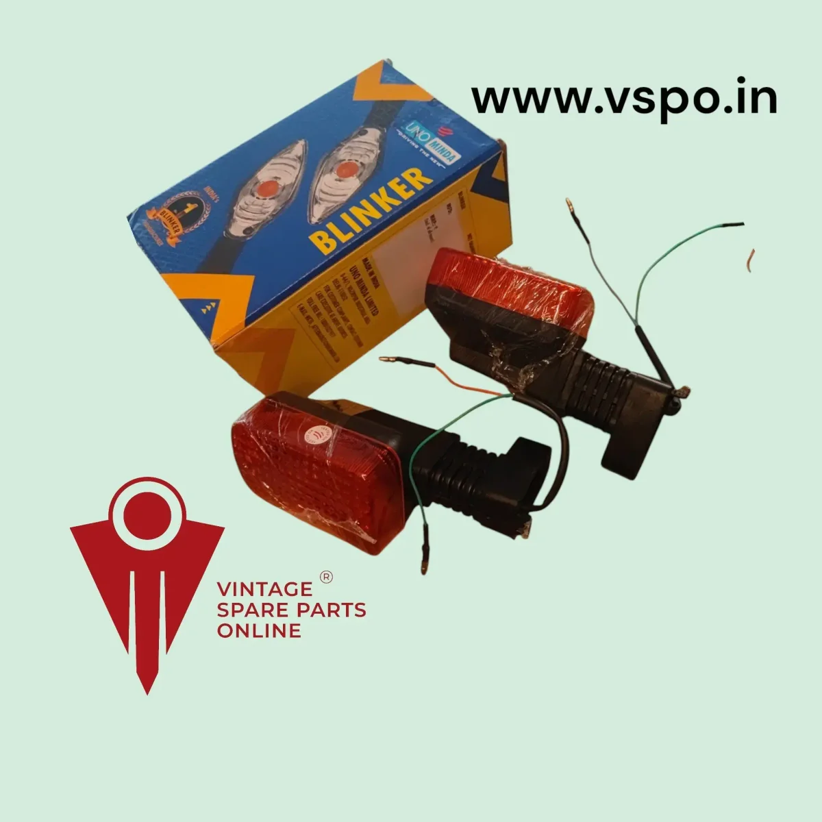 Minda Brand Front Indicator Set For Hero Honda Cd100ss