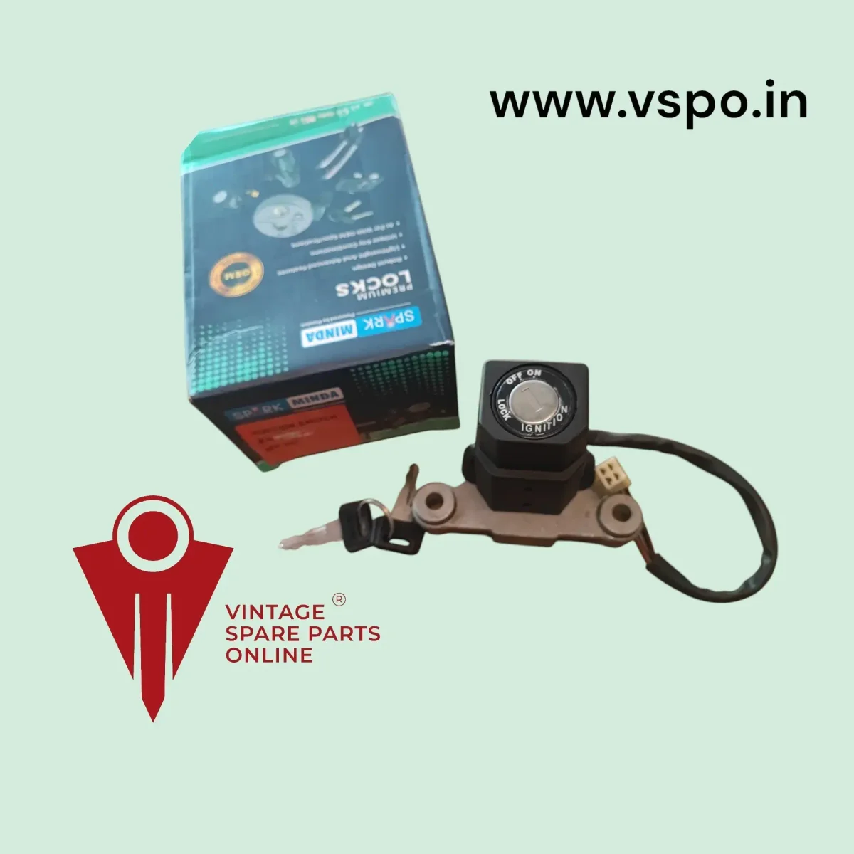 Minda Brand Ignition Switch Set For Yamaha Rxz
