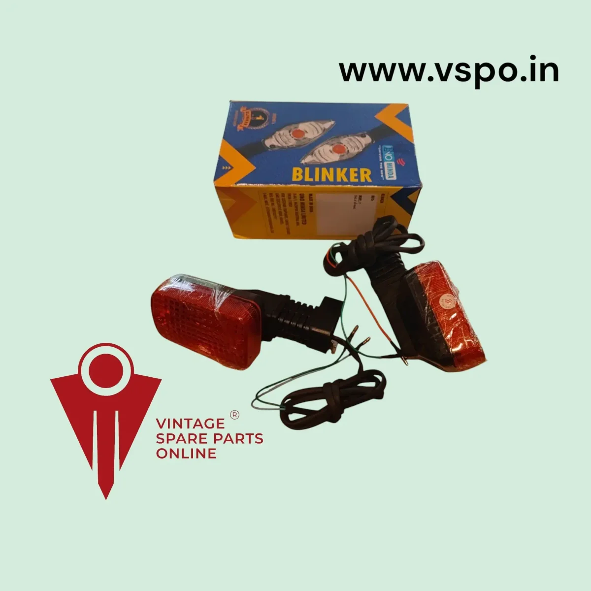 Minda Brand Rear indicator Set For Hero Honda Cd100ss