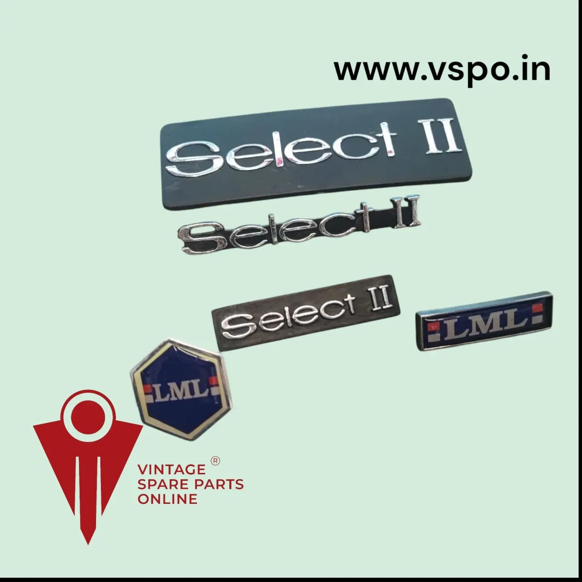 MONOGRAM KIT FOR LML VESPA SELECT 2 2
