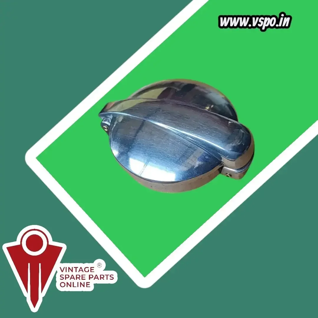 Monza style 2.5" flip-top petrol tank cap for British bikes