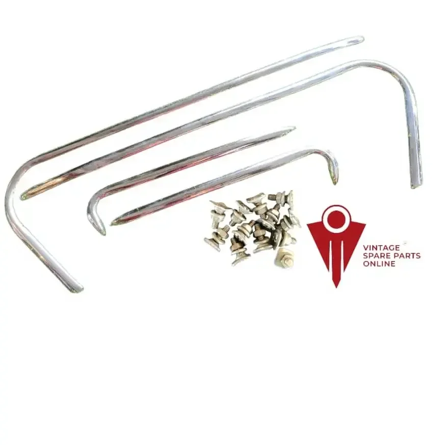 Mudgaurd Side Cover Aluminium Stripe Set For Vespa 150 2
