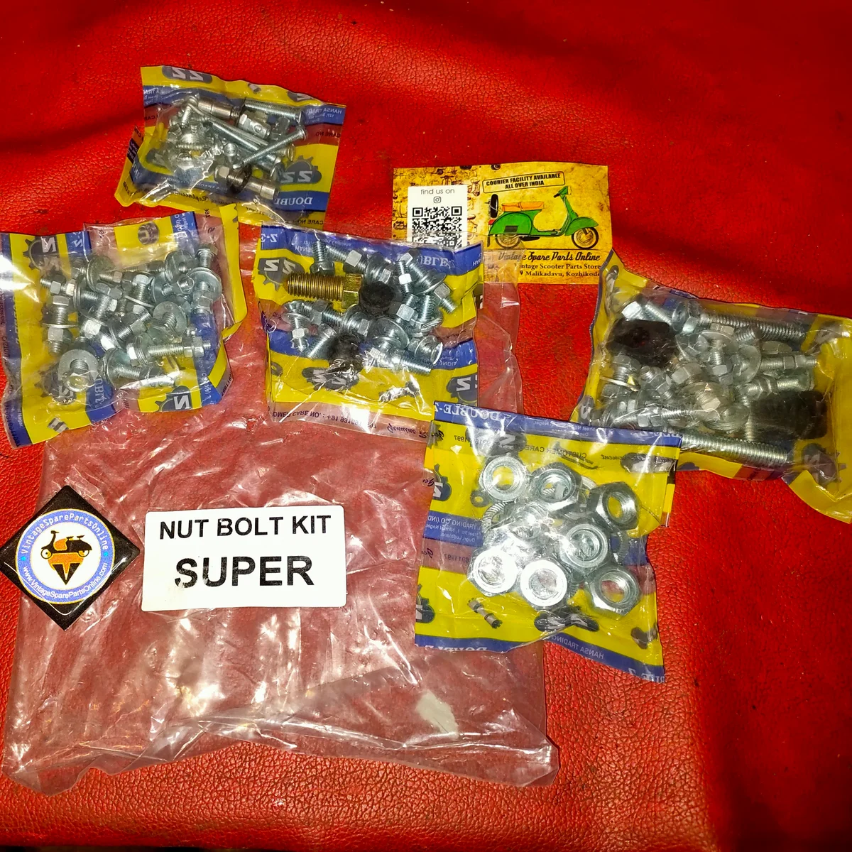 NUT BOLT KIT FOR BAJAJ SUPER PRIYA BAJAJ150 VESPA150
