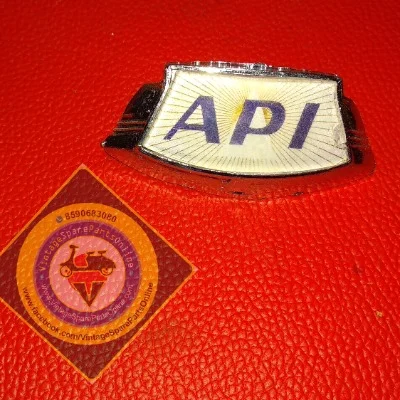 OLD STOCK GLASS FINISH API LOGO