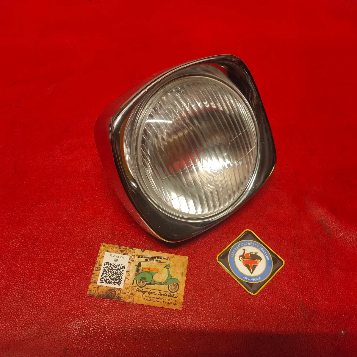 OLD STOCK HEADLIGHT SET FOR RAJDOOT 175
