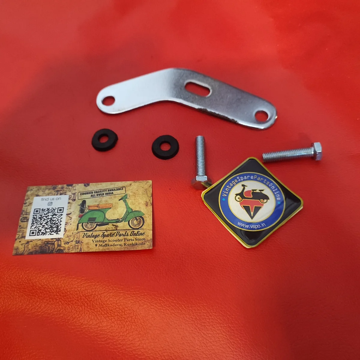 OLD STOCK LONG MIRROR CLAMP FOR LML VESPA