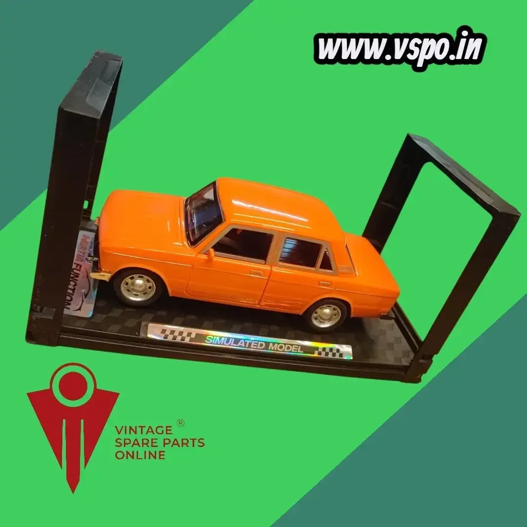 Orange colour Lada vaz 2107 metal diecast model car 1:24 scale 3
