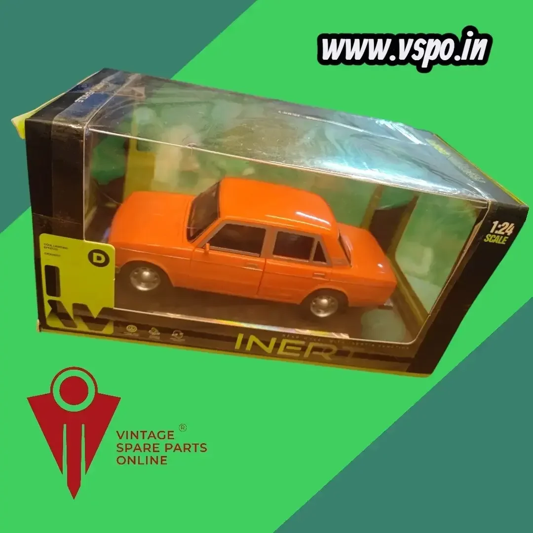 Orange colour Lada vaz 2107 metal diecast model car 1:24 scale 4