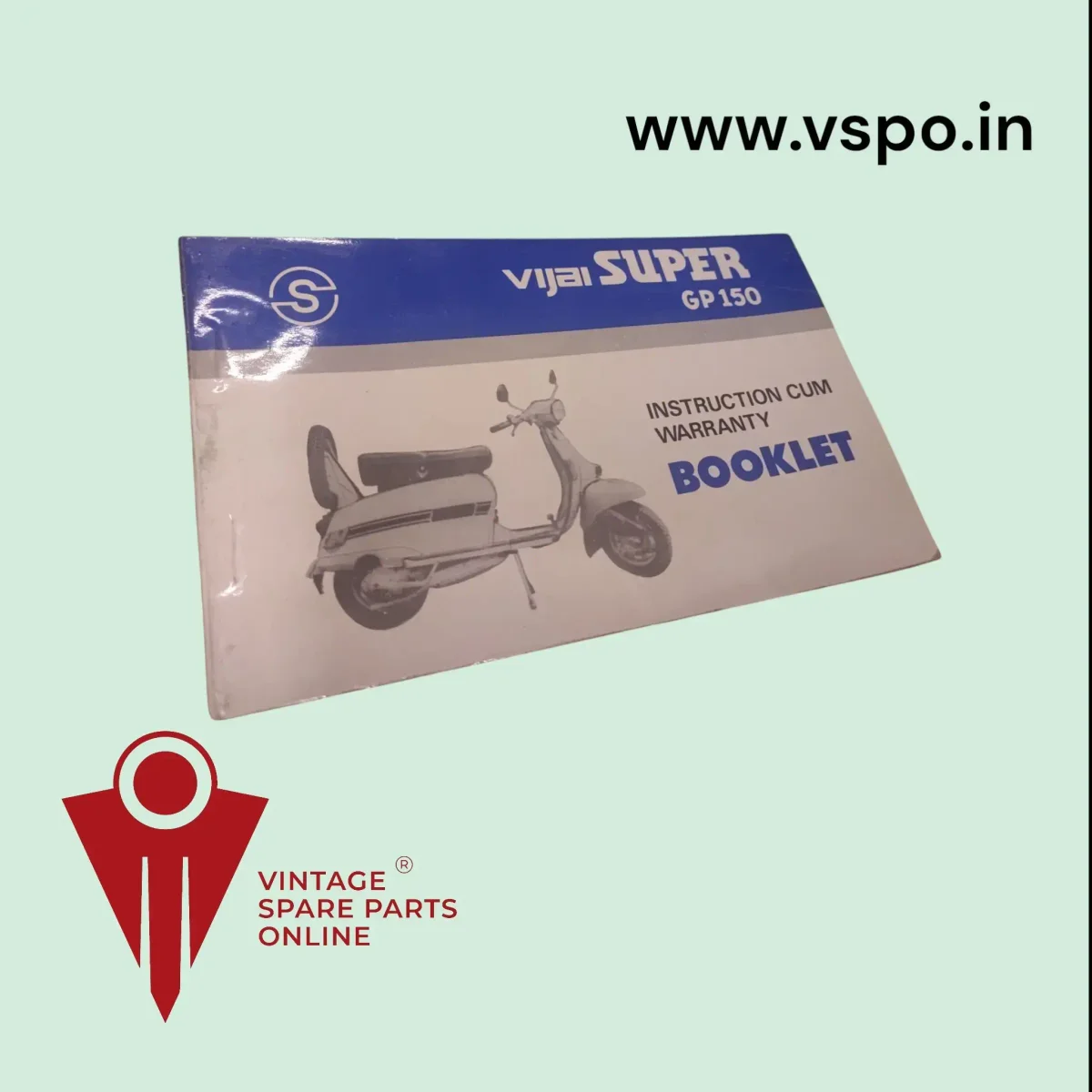Original instruction cum warrenty book for vijai gp150