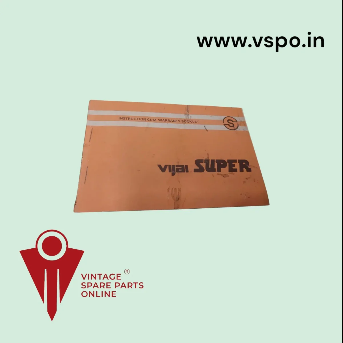 Original instruction cum warrenty book for vijai super
