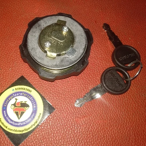 PETROL TANK LOCK CAP WITH KEY FOR NEW MODEL CHETAK 2