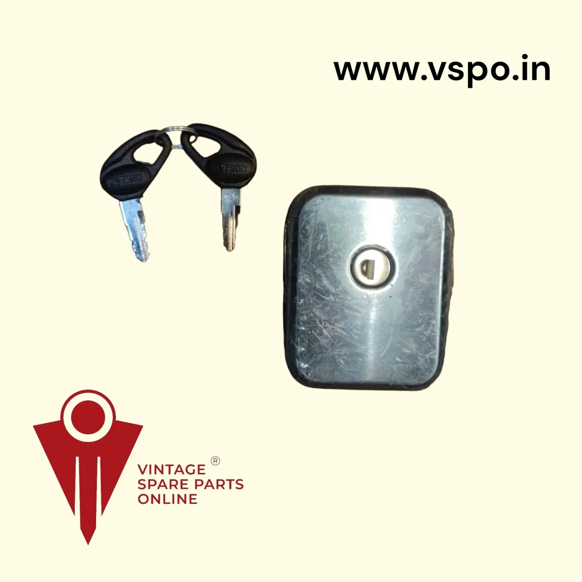 Petrol tank lock for kawasaki kb100