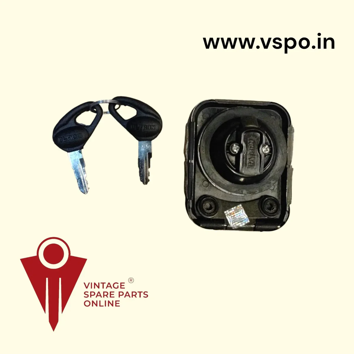 Petrol tank lock for kawasaki kb100 2