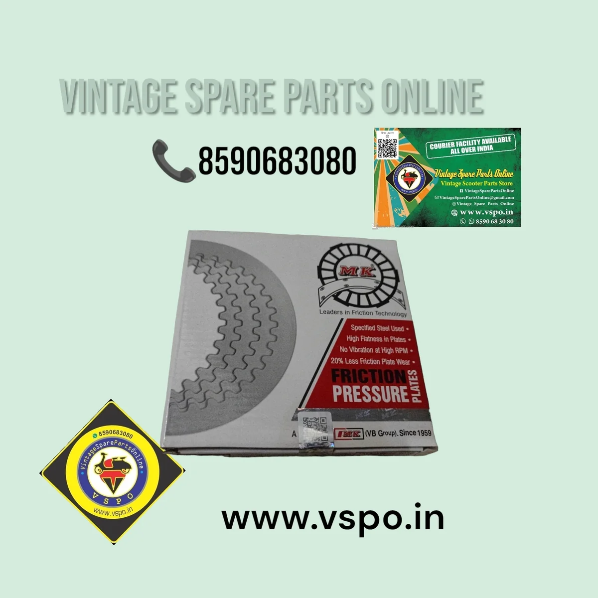 PRESSURE PLATE FOR HERO HONDA CD 100, SPLENDOR