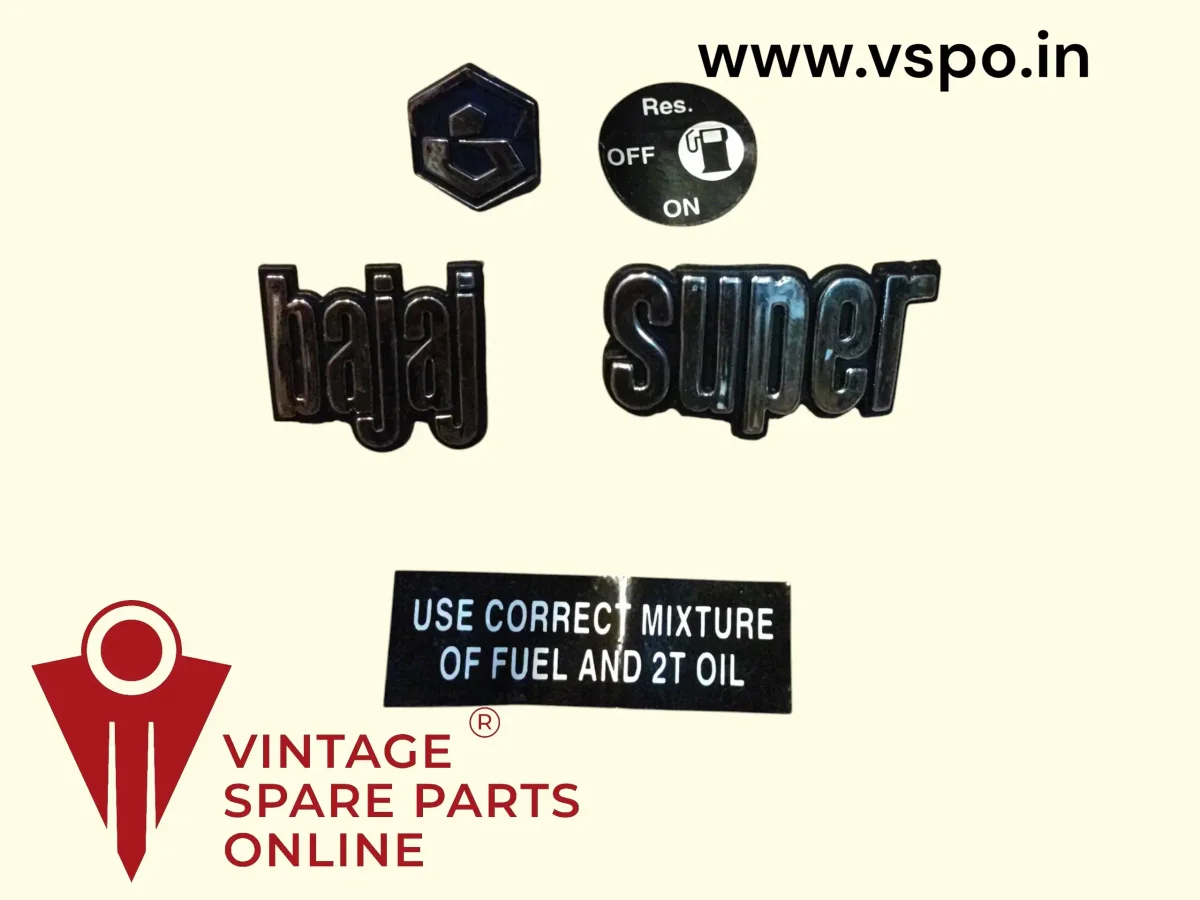 Pvc bajaj super logo set