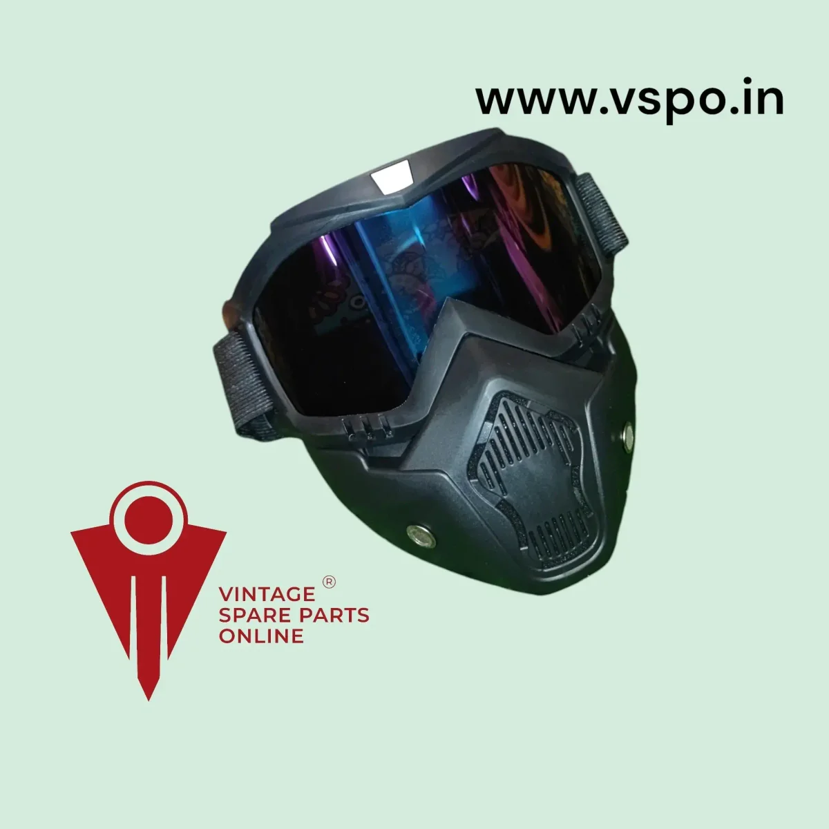 Rainbow Visor Goggle Mask For Helmet