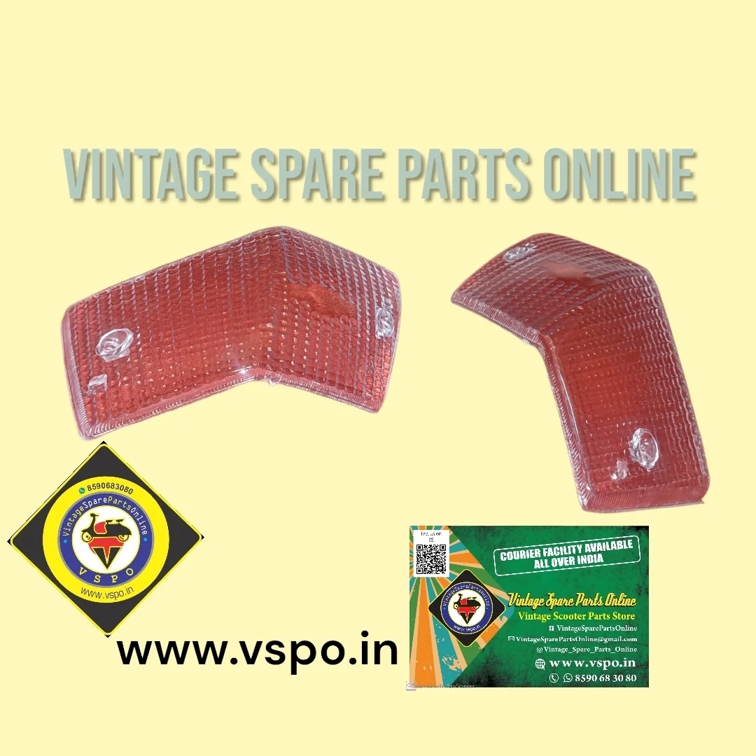 REAR CLEAR LENSE INDICATOR GLASS FOR LML VESPA NV