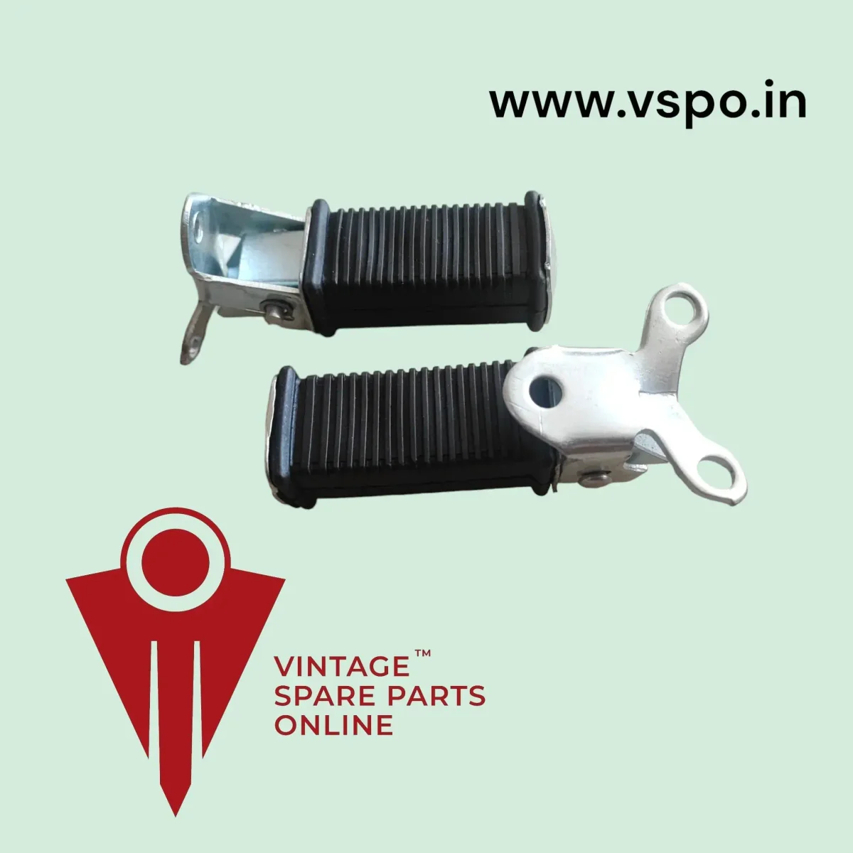 REAR FOOT REST SET FOR JAWA, OLD MODEL YEZDI