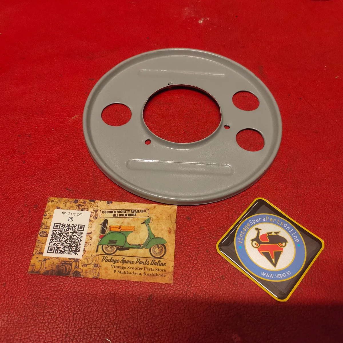REAR HUB PLATE FOR BAJAJ SUPER PRIYA VESPA150 CUB
