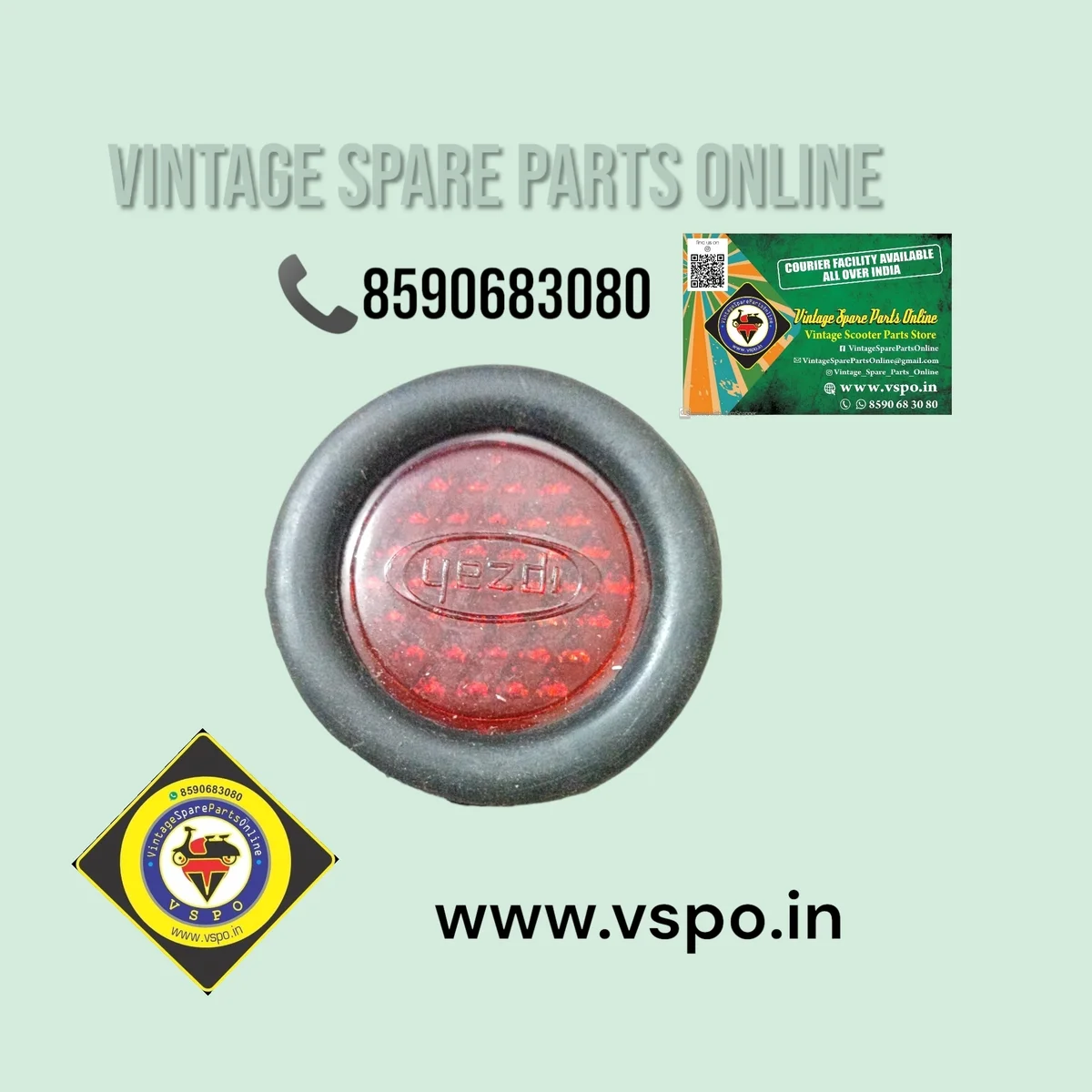 REAR MUDGAURD REFLECTOR FOR YEZDI
