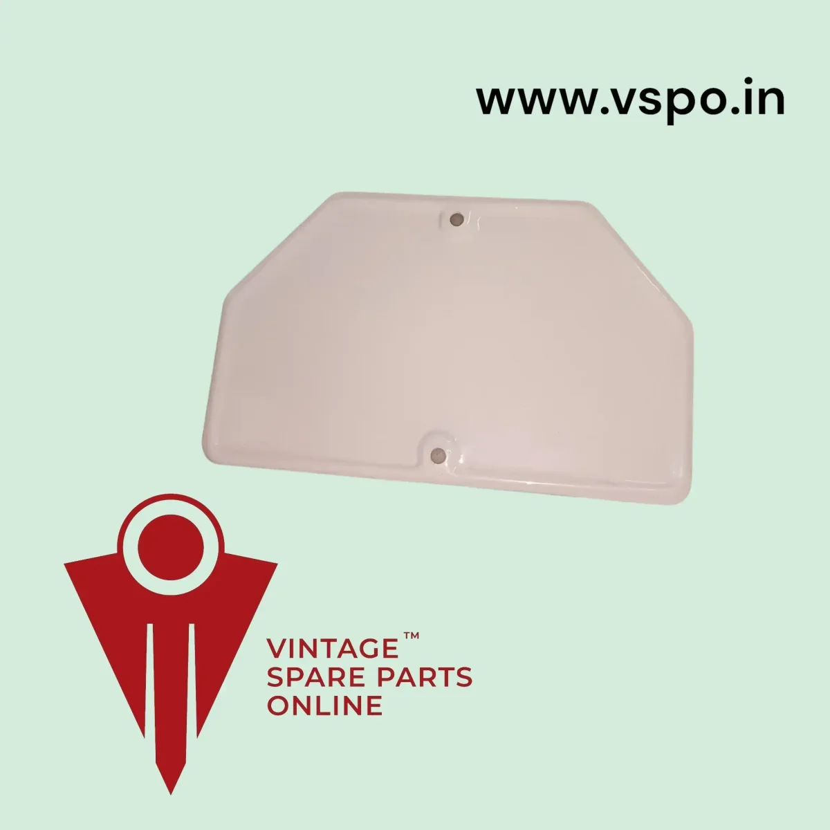REAR NUMBER PLATE SET FOR JAWA YEZDI