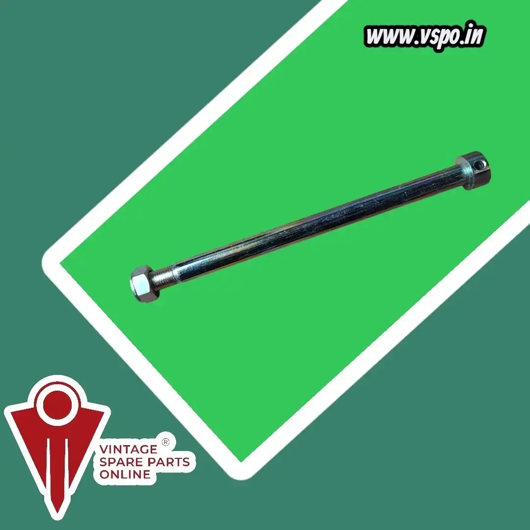 Rear wheel axle for yezdi