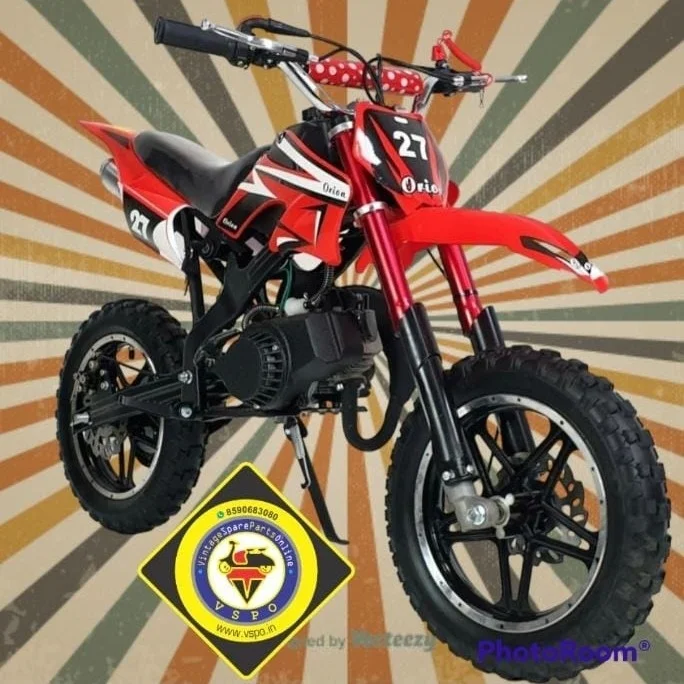 RED 50 CC KIDS DIRT BIKE