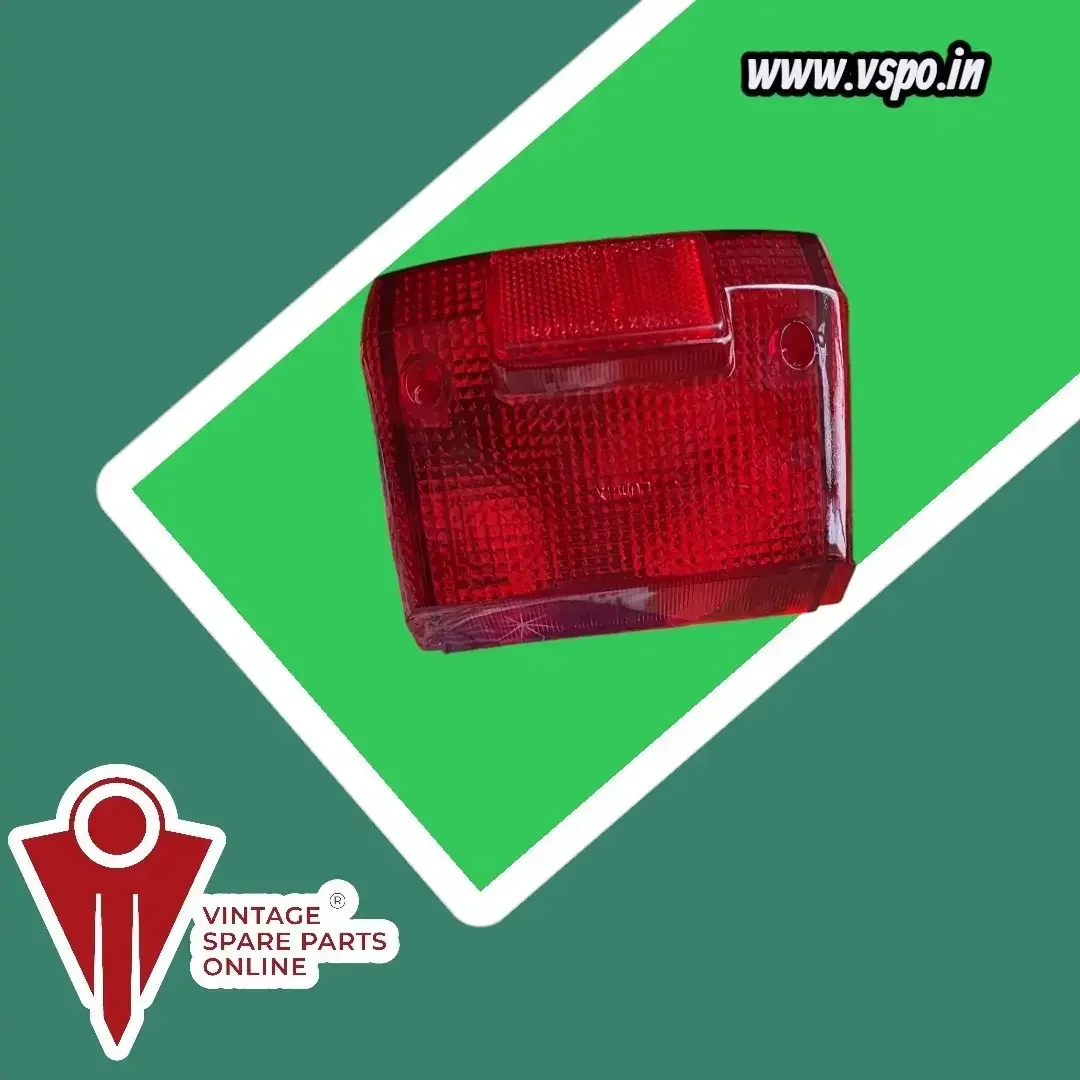 Red brake light glass for Kinetic Honda