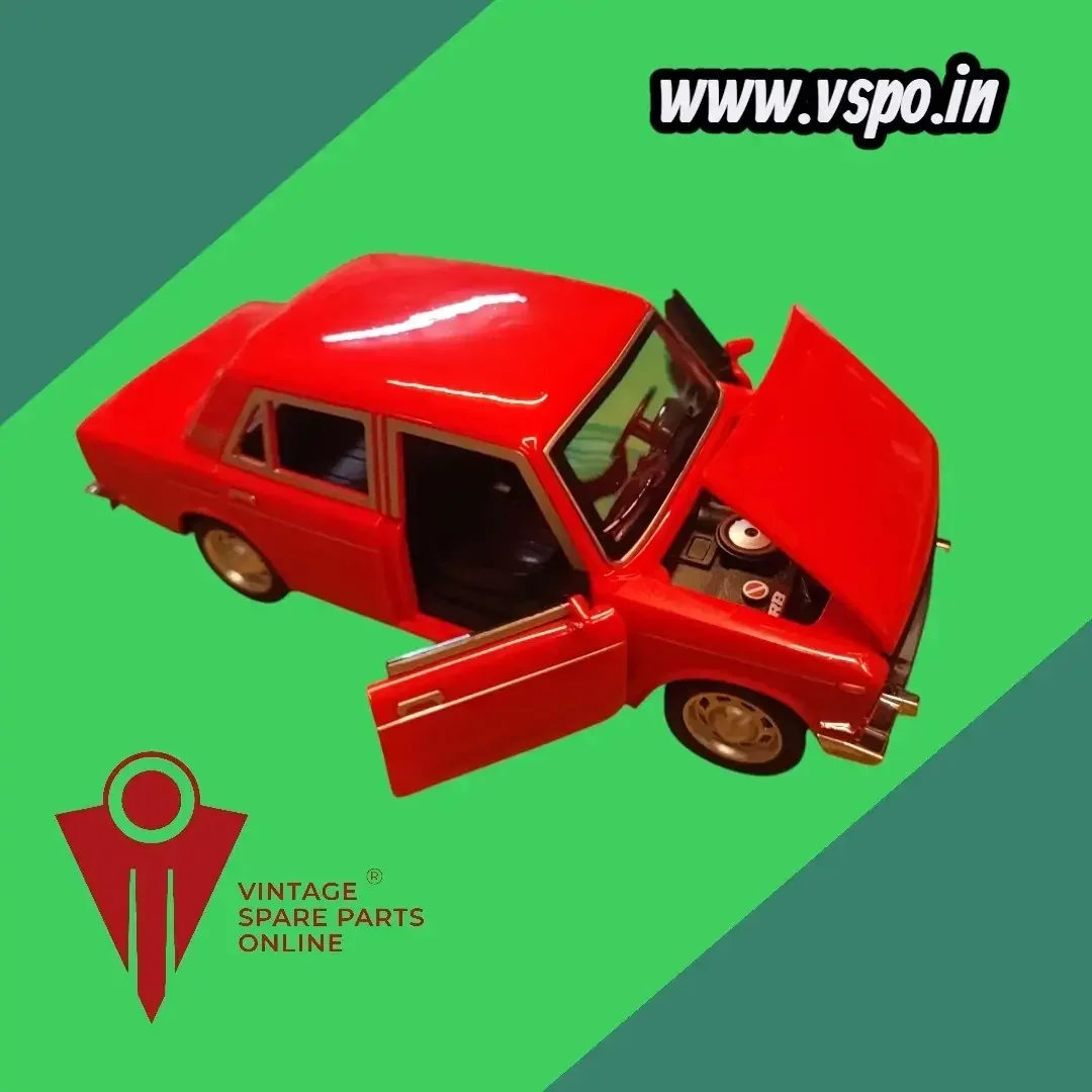 Red colour Lada vaz 2107 metal diecast model car 1:24 scale 3